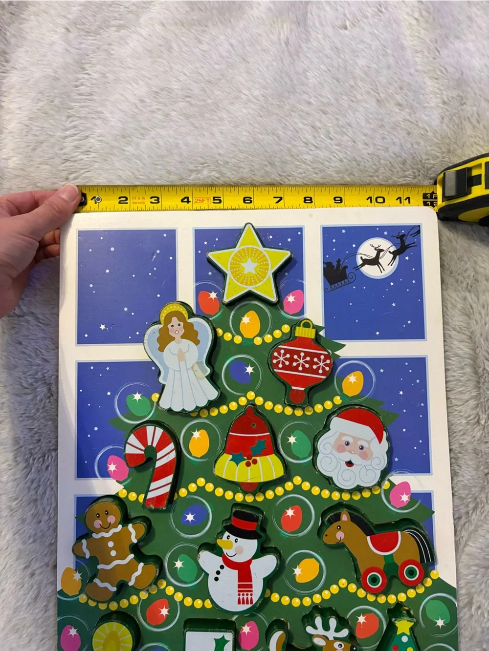 Melissa & Doug Wooden Christmas Puzzle